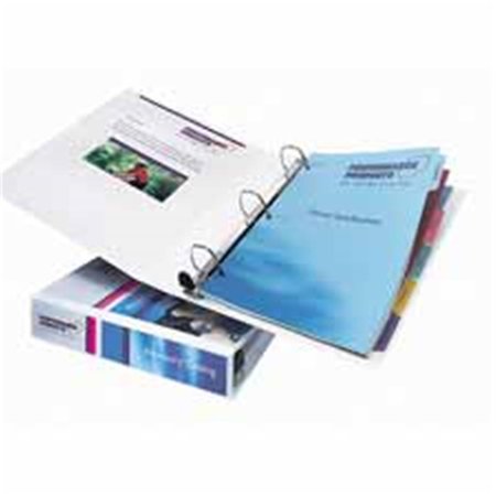 THE WORKSTATION Consumer Products EZD View Binder- Heavyduty- 3in. Cap- White TH18491
